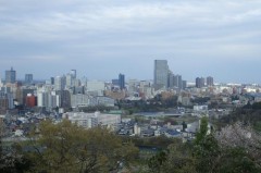 仙台城跡には天守閣などはありませんが、眺めが良いので、晴れた日にオススメのビュースポットです。