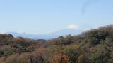 建長寺の半僧坊からみた富士山