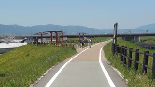 流れ橋(上津屋橋)